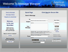 Tablet Screenshot of myairmail.com